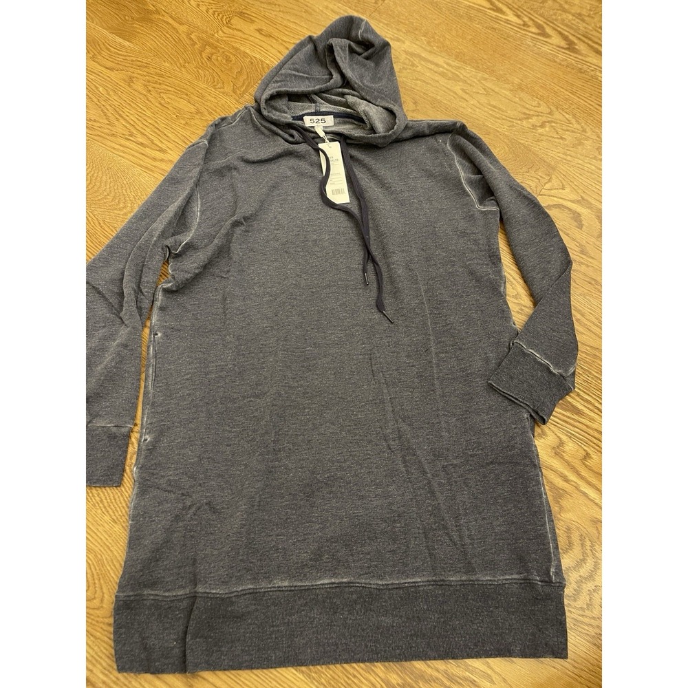 525 America Revolve Hoodie Dress Gray Ink M NWT FA21K115